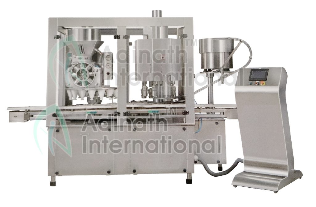 Monoblock Dry Syrup Powder Filling & Capping Machine