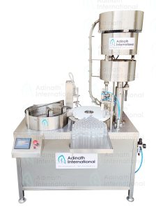 Vial Filling, Stoppering & Cap Sealing Machine