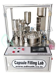 Small Automatic Capsule Filling Machine | Adinath Pharma Machinery Small Automatic Capsule Filling Machine