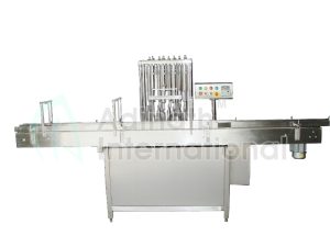 High Speed Continuous Liquid Filling Machine | Adinath Pharma Machinery High Speed Continuous Liquid Filling Machine