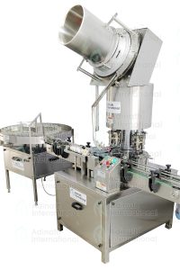Automatic Four Head Bottle Screw Capping Machine | Adinath Pharma Machinery Automatic Four Head Bottle Screw Capping Machine