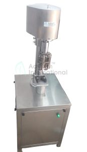 Semi Automatic Bottle Capping Machine | Adinath Pharma Machinery Semi Automatic Bottle Capping Machine