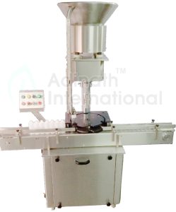 Automatic Single Head Bottle Screw Capping Machine | Adinath Pharma Machinery Automatic Single Head Bottle Screw Capping Machine